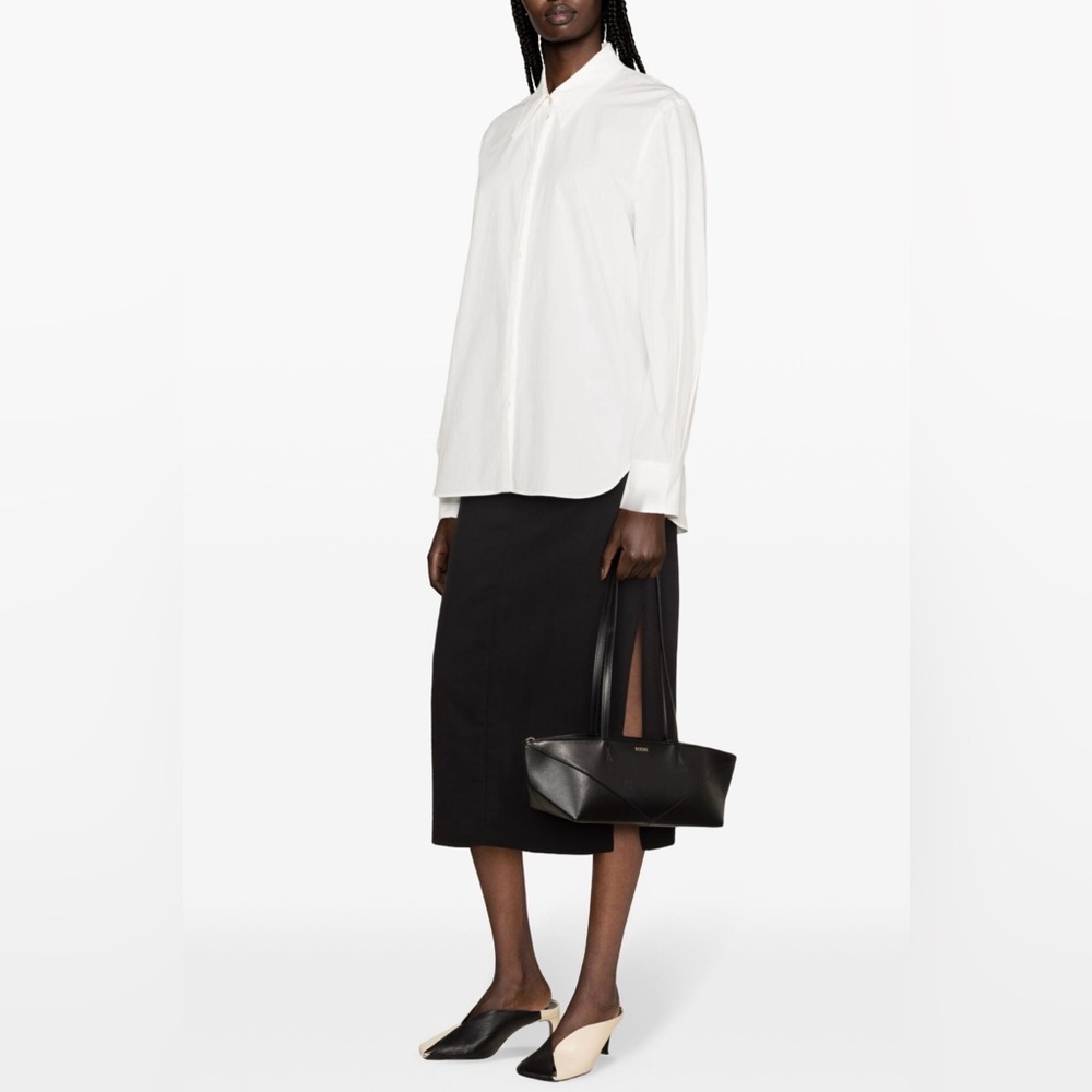 Khaite Minta Cotton Shirt, 4, White - Picture 11 of 12